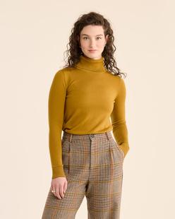 Pendleton Women's Merino Turtleneck TAPENADE