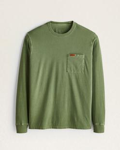 Pendleton Men's Long-Sleeve Deschutes Pocket Tee FERNGREEN