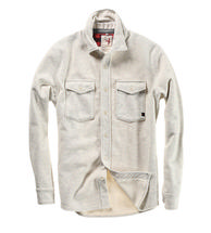 Relwen Pique Fleece Workshirt CHALK