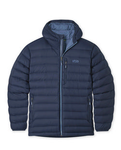 Stio Men's Hometown Down Hooded Jacket MOUNTAINSHADOW