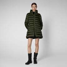 Save The Duck Women's Lydia Coat PINEGREEN