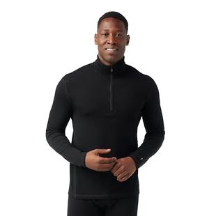 Smartwool Men's Classic Thermal Merino Base Layer 1/4 Zip BLACK