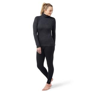 Smartwool Women's Thermal Merino Rib Turtleneck CHARCOALHEATHER