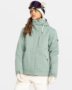 Roxy Women's Billie Snow Jacket LILYPAD